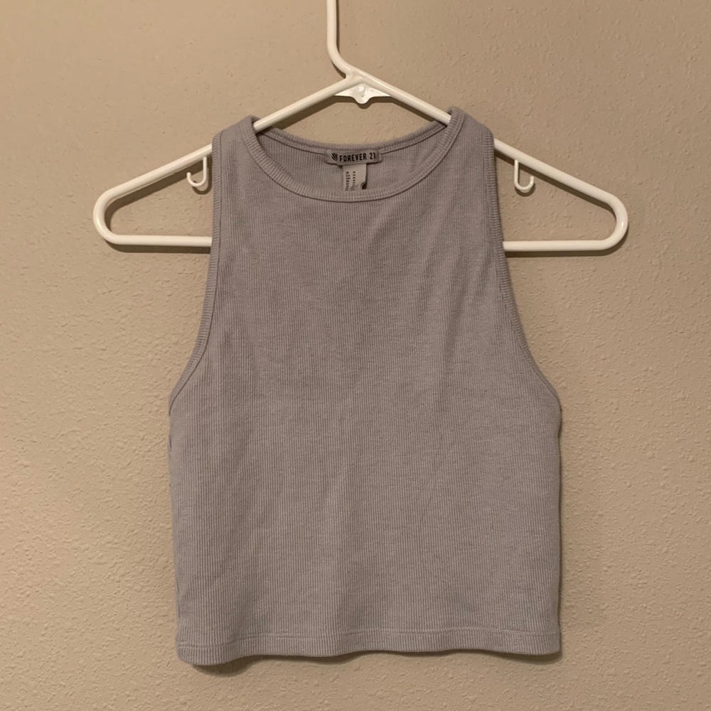 cropped workout top